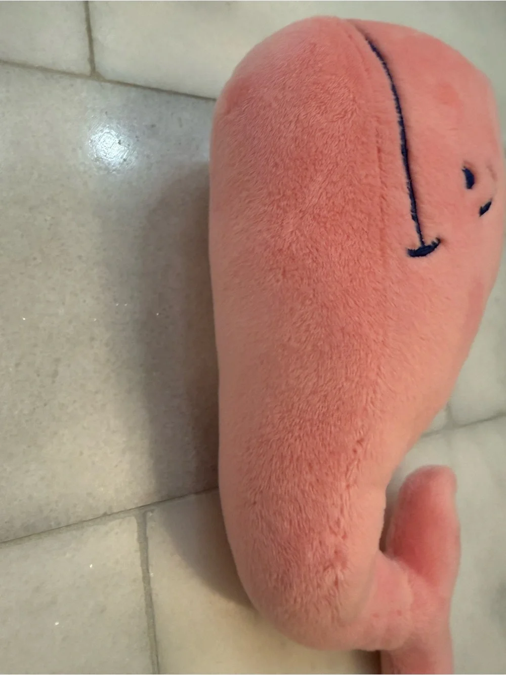 Vineyard Vines Pink Plush Whale Pet Toy